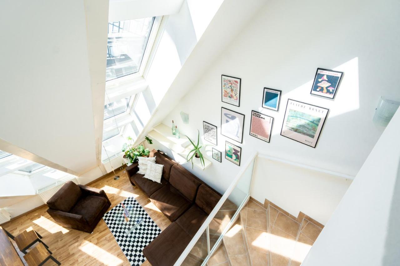 Unique Maisonette Apartment Gasometer 12Th Floor Wien Ngoại thất bức ảnh